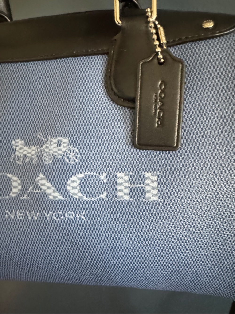 COACH Bennett Tea Rose floral satchel with wallet - Picture 9 of 10
